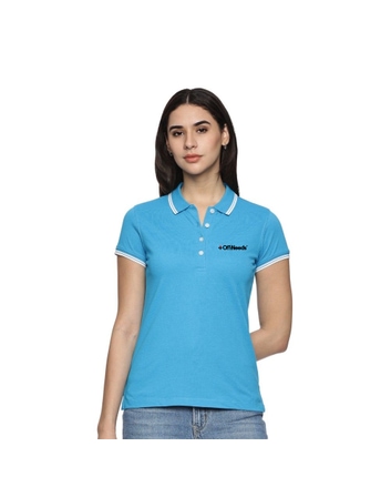 Allen Solly Polo T-shirt Women- Sky Blue